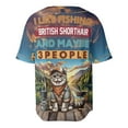 thumbnail image 2 of I Like Fishing, and My British Shorthair, and Maybe 3 People. Happy Father's Day All Over Print 3D Baseball Shirt Cat Lover Kitten Owner Gifts Softball Sport - 00004, 2 of 6