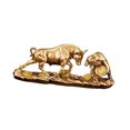 thumbnail image 5 of deevoka Animal Sculpture Decor Modern Bull Statue for Desktop Shop Room S, 5 of 9