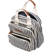 Mini Multi-Function Diaper Bag Tote Messenger Backpack-Black