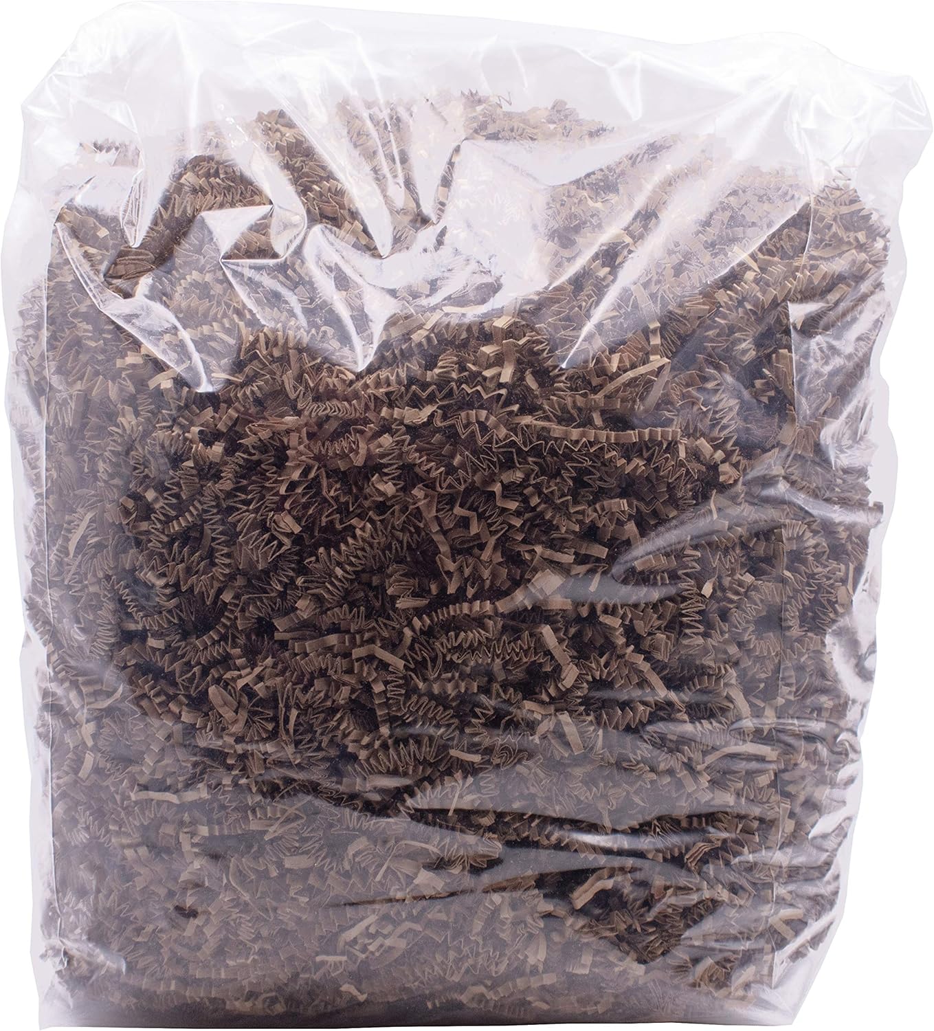 3-Ply Crinkle Cut Shredded Paper, 2 lbs, Brown Kraft