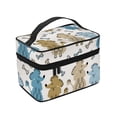 thumbnail image 4 of Yiaed Cartoon Poodle Dog Print Makeup Bag Travel Cosmetic Bags for Women Girls Zipper Pouch Makeup Organizer, 4 of 4