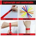 thumbnail image 3 of 100 Pcs Cloth Event Wristband, Disposable Wristbands for Events, Colored Wristbands Events,for Lightweight Concert,Club Entrance Wrist Strap Party Wristband Event(Color : Red), 3 of 14