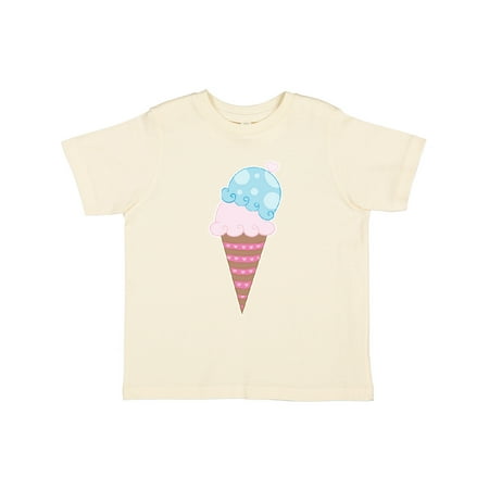 

Inktastic Ice Cream Cone With Heart Gift Toddler Boy or Toddler Girl T-Shirt