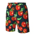 thumbnail image 4 of Cauagu Tomatoes Print Men's Swim Trunks,Hawaiian Bathing Suit Swimsuits Beach Shorts with Pockets for Men Quick Dry Swimming Board Shorts-XX-Large, 4 of 6
