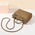 thumbnail image 4 of Bolso de mano de gran capacidad de alta gama para mujer, bolso tejido a mano sencillo y personalizado, bolso de mensajero práctico que combina con todo, 4 of 6