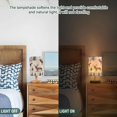 thumbnail image 4 of Yayeee Table Lamp for Bedroom Nightstand LED Portable Bedside Warm Light, Plaid Deer, 4 of 7