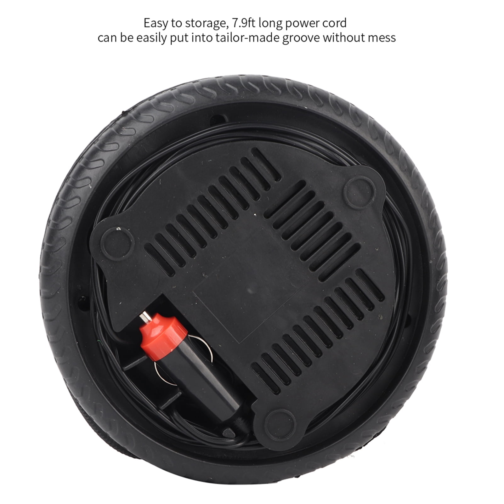 Portable Car Air Compressor Tire Inflator with Visual Gauge for Cars, Bikes, Motorcycles - Fast Inflating
