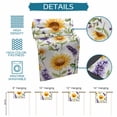 thumbnail image 7 of Table Runner Dresser Scarf 13 x 70 Inch Spring Rustic Sunflower Lavender Flower Leaf Floral Table Runners Non-Slip Heat Kitchen Dining Table Decor for Indoor Outdoor Home Party Decoration, 7 of 7