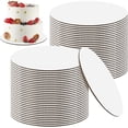thumbnail image 1 of 150 Pcs Cardboard Cake Boards Bulk 12 Inch White Pizza Cardboard Round Circles Study Base for Cake Pizza Desserts for Wedding, Baking, Decorating Supplies, 1 of 6