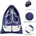 thumbnail image 3 of Paquete de 12 bolsas de viaje para zapatos, fundas de viaje para zapatos, bolsas de viaje transpirables, bolsas organizadoras, portátiles, a prueba de polvo con ventana Tra, 3 of 5