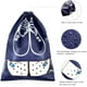 thumbnail image 3 of Paquete de 12 bolsas de viaje para zapatos, fundas de viaje para zapatos, bolsas de viaje transpirables, bolsas organizadoras, portátiles, a prueba de polvo con ventana Tra, 3 of 5