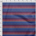 thumbnail image 3 of oneOone Cotton Silk Fabric Geometric & Floral Block Printed Craft Fabric BTY 42 Inch Wide, 3 of 4