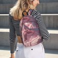 thumbnail image 5 of Balery Pink Lotus Buddha Mochila Clásica Impresa Básica para Viaje, Mochila Escolar Resistente al Agua, Mochila de Lona con Correas Ajustables-Small, 5 of 5