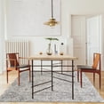 thumbnail image 6 of ReaLife Rugs Machine Washable Printed Mosaic Beige Eco-friendly Recycled Fiber Area Runner Rug (4' x 6'), 6 of 10