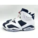 thumbnail image 2 of Ni - ke Ni - ke Air Jordan 6 Retro Olympic Men's Size 7 Midnight Navy Shoes CT8529-164, 2 of 5