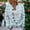 Blue, variant on Christmas Sweater for Women Cute Funny Xmas Open Front Button Down Sweater Cardigans Fall Winter Long Sleeves Knitted Coat Funny Animal Floral Christmas Tree Knit Cardigan Sweater White S