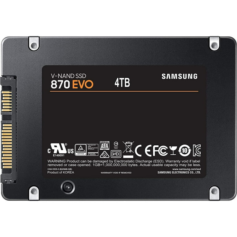 SAMSUNG 4TB Hard Disk 870 EVO Series 2.5