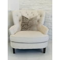 thumbnail image 2 of Plutus Metallic Bronze Luxury Throw Pillow - Double sided 26" x 26", 2 of 3