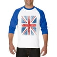 thumbnail image 1 of Artix - Mens Raglan Sleeve Baseball T-Shirts, up to Size 3XL - Union Jack British Flag, 1 of 4