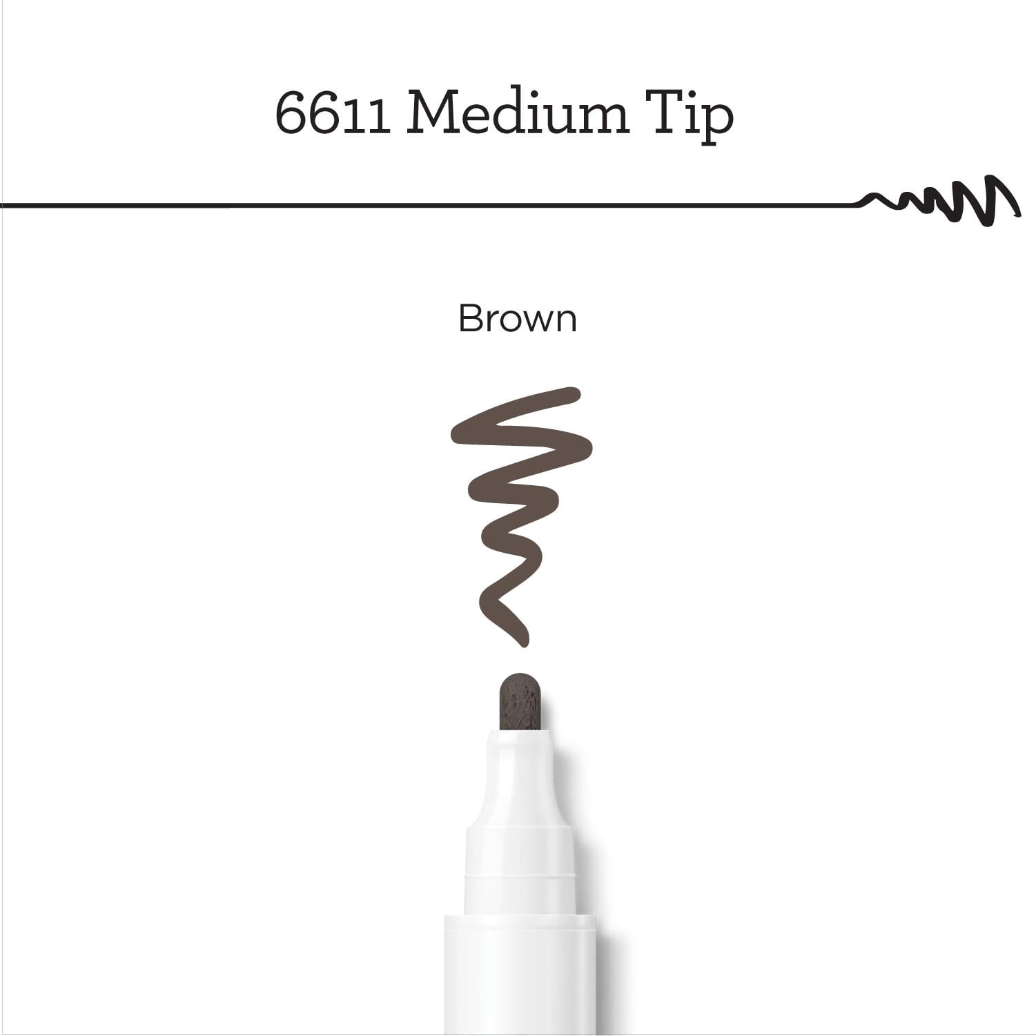 Apple Barrel Multi-Surface Medium Tip Paint Pen, Brown, 1 Piece