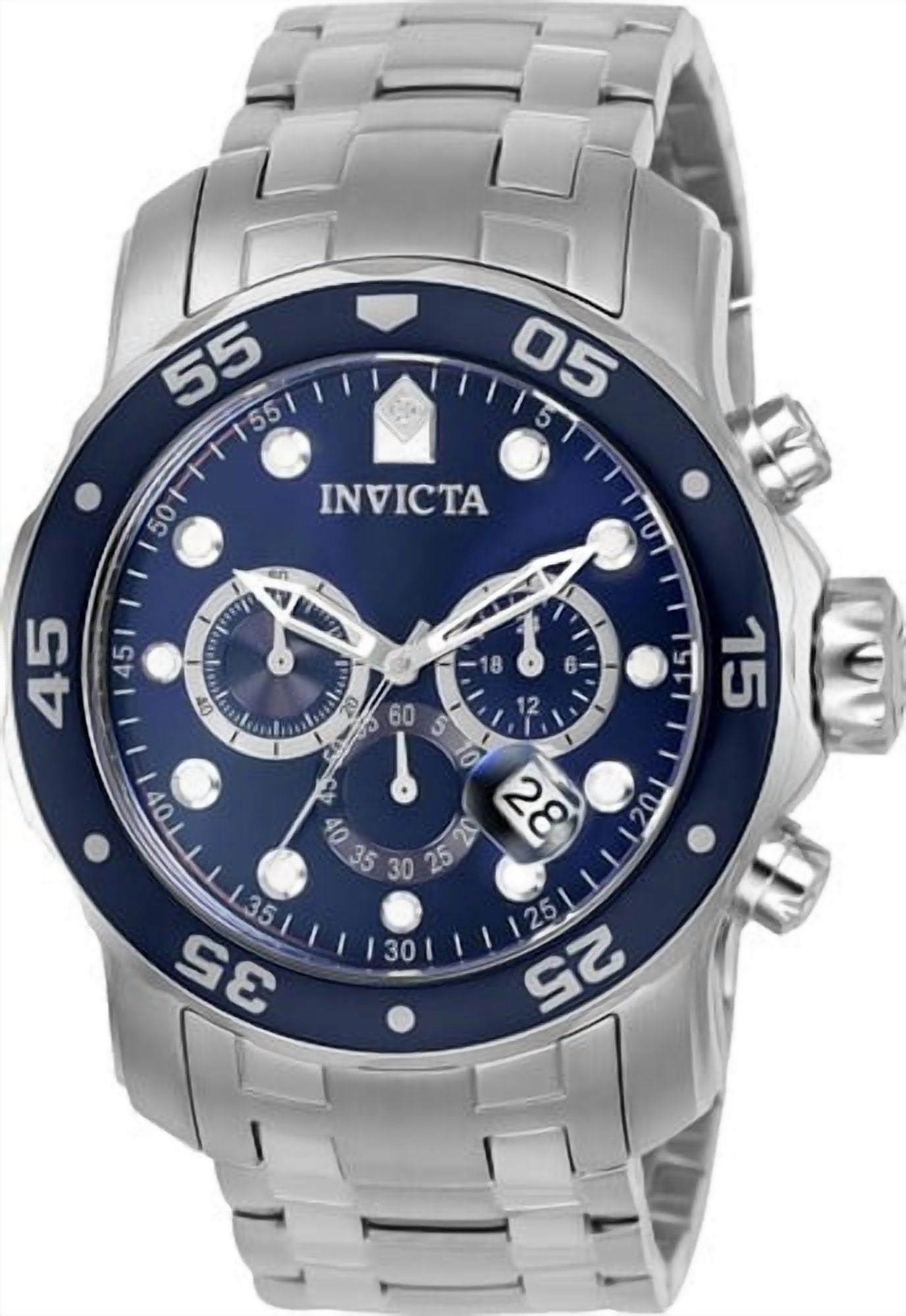 Invicta Men's 0073 Pro Diver Collection Chronograph 18k Gold-Plated Watch