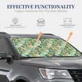 thumbnail image 5 of Yiaed Christmas Donuts Print Car Front Windshield Sun Shade,Foldable Anti-UV Car Sunshade for Front Window for Most Vehicles-Small, 5 of 5