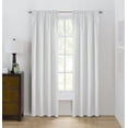 thumbnail image 1 of Eclipse Draft Stopper 63" Room Darkening Rod Pocket Window Curtains Panel, 1 of 3