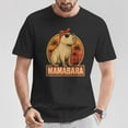 thumbnail image 2 of Mamabara Capybara T-Shirt – Vintage Mother’s Day Gift Tee for Capybara Moms – Cute Animal Lover Shirt for Women – Fun and Unique Capybara Mom Apparel, 2 of 3