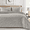 Beige, variant on Bourina Ultrasonic Quilt Set 3-Piece,Pre-Washed Microfiber Ultra Soft Lightweight Leaf Bedspread Coverlet Set for All Season, Queen Beige