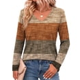 thumbnail image 3 of Zeagoo Basic T-Shirt for Womens Long Sleeve V Neck Tops Dressy Casual Shirts Fall Trendy, 3 of 5