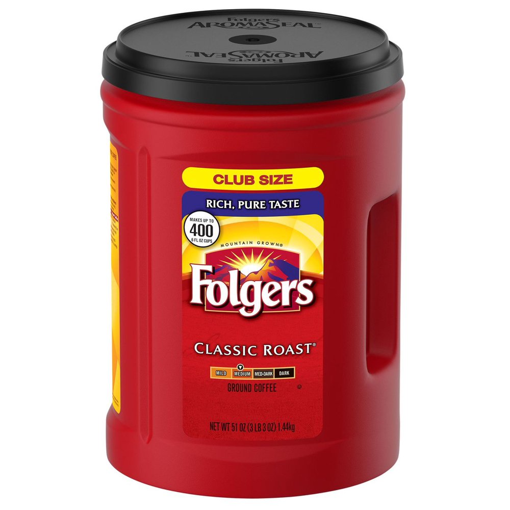 Folger's Classic Roast Ground Coffee, 51 Ounce