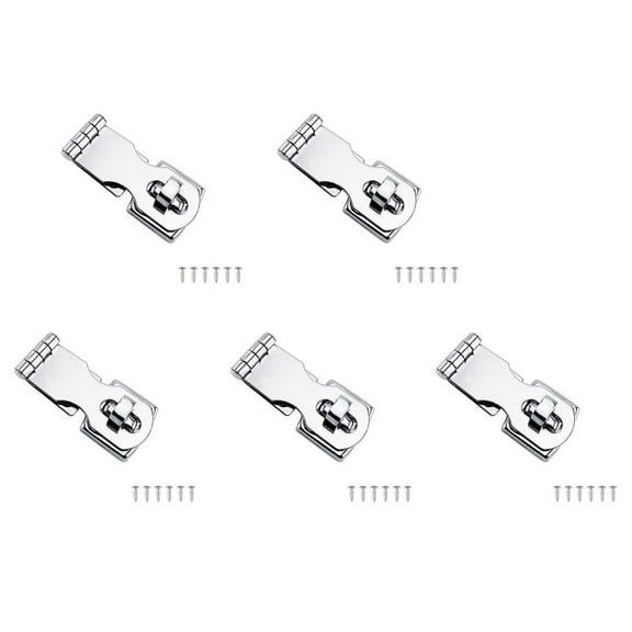 5X Stainless Steel Marine Boat Deck Locker Hatch Latch Fastener,Swivel Door Clasp, Boat Accessories