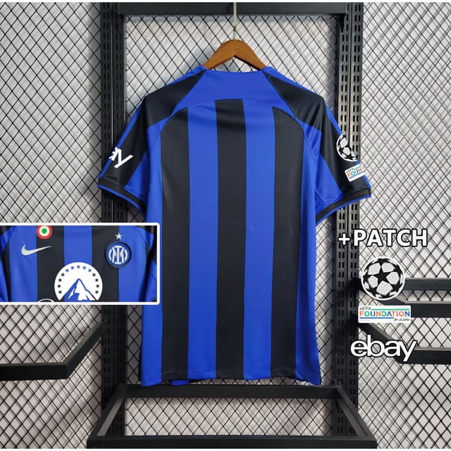 Camiseta De Fútbol Inter Milan 22/23 S-4XL . Puede Agregar Tu Nombre Y Número