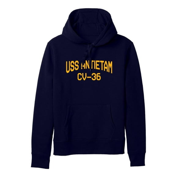 USS Antietam CV-36 Aircraft Carrier Standard Size Pullover Hoodie