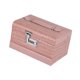 thumbnail image 4 of Joyero Estuche para joyas para viajes Organizador de pendientes Regalos para mujeres Relojes Rosa, 4 of 9