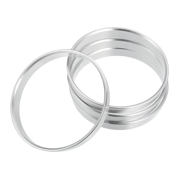 4uds OD 72,6mm a ID 70,6mm Aluminio Aleación Coche Cubos Centrados Anillos