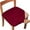 Red, variant on FeiFu Solid Color Seat Covers for Dining Room Chair, Stretch Removable Washable Chair Seat Cushion Protector Slipcovers with Ties Chair Cushion Slipcovers Gray
