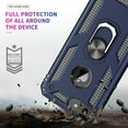 thumbnail image 4 of 3in1 Case Bundle for Apple iPhone 8, 7, SE, Heavy Duty Case with Built-in Kickstand, Dual Layer Protection with 2 Clear Screen Protectors, Sturdy Case for Apple iPhone 8, 7, SE,, Navy, 4 of 7