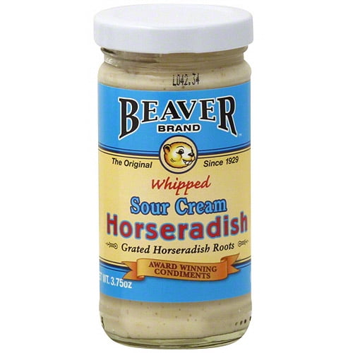 Beaver Brand Whipped Sour Cream Horseradish, 3.75 oz (Pack of 12) by Generic