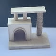 thumbnail image 3 of Bewildely Mini casa gato torre creativa pequeña Mini gato marco de escalada Dolly casa decoración gato árbol para el hogar guardería niños casas de muñecas, 3 of 6