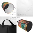 thumbnail image 2 of Balery Island Beach Guinea Pig Cesta de ropa redonda con asas, impermeable, independiente, para ropa, juguetes, dormitorio y familia-Small, 2 of 6