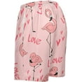 thumbnail image 5 of GZHJMY Flamingo Pajama Pants Short for Men, Lounge Pants Lightweight Men Pajama Bottoms with Drawstring Pockets, Christmas New Year Birthday Gifts, Large, 5 of 7