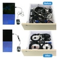 thumbnail image 3 of 50PCS Cable Ties Reusable Fastening Wires Organizer Cord Cable Management Multi-Purpose Ties Hook and Loop, 3 of 8
