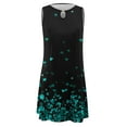 thumbnail image 4 of SMihono Robe d'Été pour Femmes Grande Taille Mode Féminine Imprimée Confortable Sans Manches Décontractée, 4 of 4