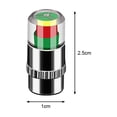 thumbnail image 3 of Tire Pressure Monitoring Caps, 36 PSI with 3-Color Alert System, Instantly Check Tire Safety for Cars and Bikes, 3 of 8