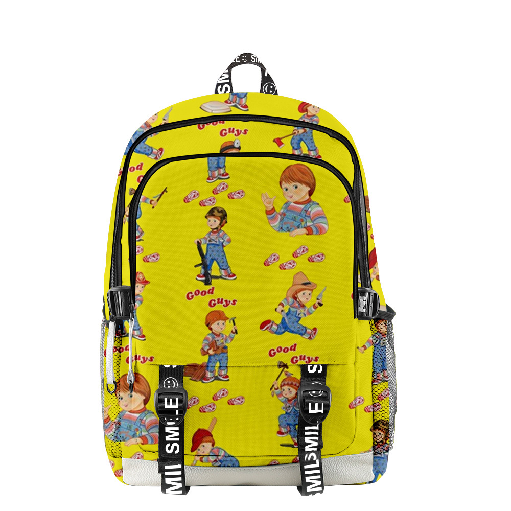 Seed Of Chucky Chucky Season 2 Merch Cloth Backpack Zipper Student