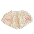 thumbnail image 3 of Kureaily Girls Bow Shorts Cute Summer Plaid Shorts For Toddler Baby Outfit ,Bow Decor Bubble Casual ShortsSize 5-6 Years ,Pink, 3 of 5