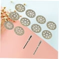 thumbnail image 3 of SEWACC 10Pcs Rotary Tool Bits Cutting Blade Silver for Craftsmen and DIY Enthusiasts, 3 of 6