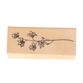 thumbnail image 1 of Stamp Rectangular Wood Rubber Scrapbooking Stamp DIY Flower DIY Stamp Photo Album Printing Photo Album Seal, Type 5, 1 of 7
