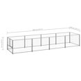 thumbnail image 4 of vidaXL Dog Kennel Silver 4 m² Steel, 4 of 4